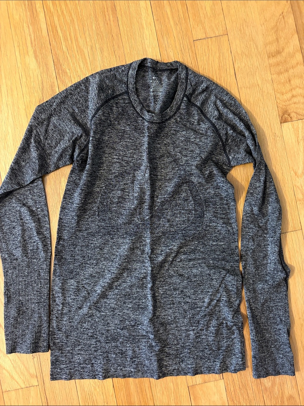 CRZ YOGA Long Sleeve Tops in Light Taupe, Charcoal, and Light Gray - Picture 6 of 13